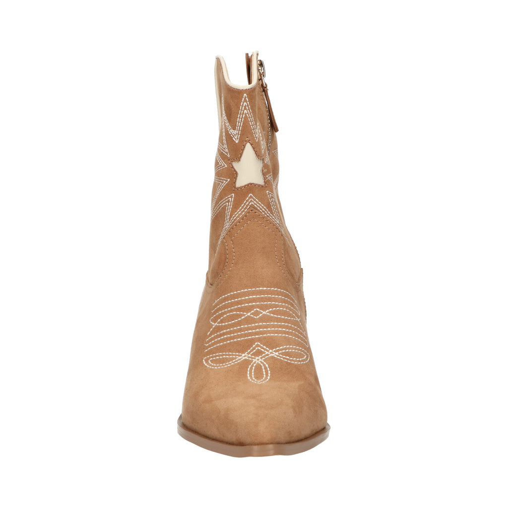 Western bootie beige synthetisch