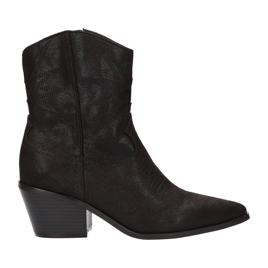 Western bootie zwart