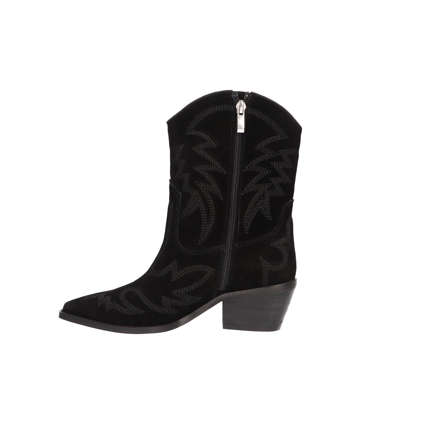 Western bootie zwart