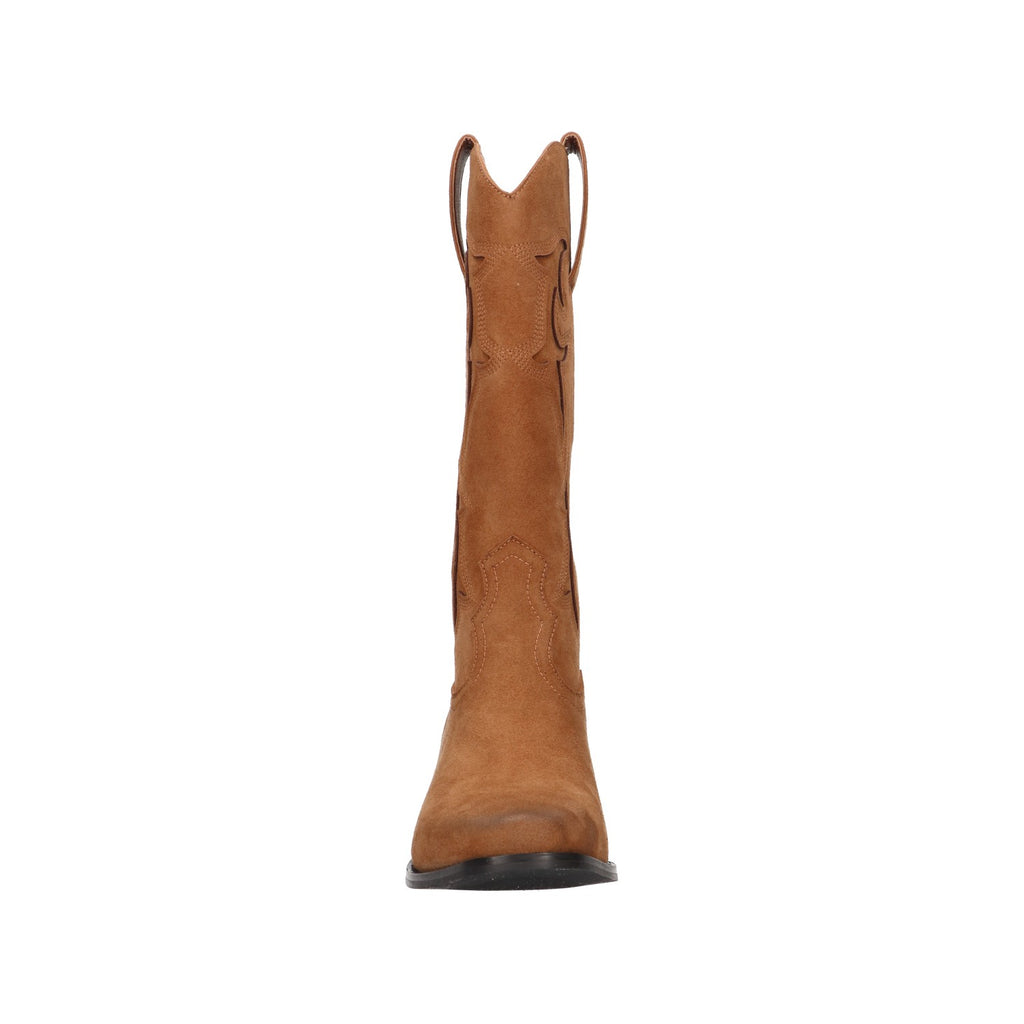 Western boot cognac leer