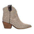 Western bootie beige