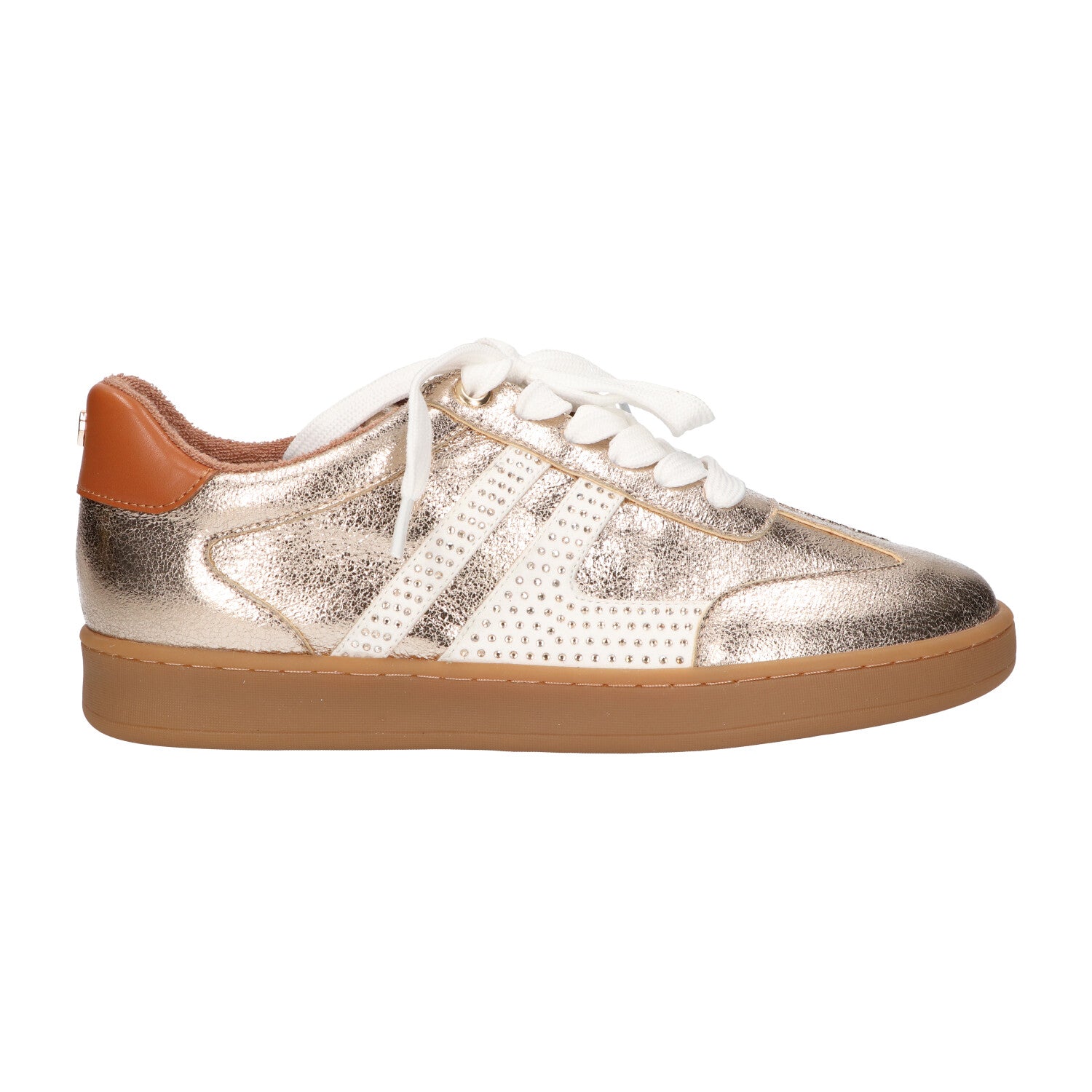 Sneaker goud synthetisch