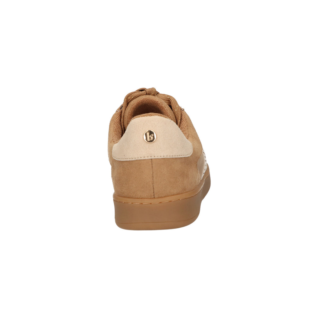 Sneaker beige textiel