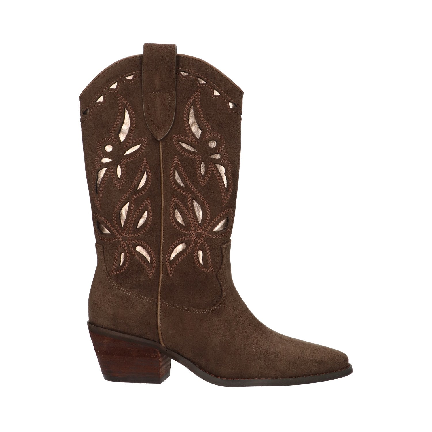 Western boot kaki