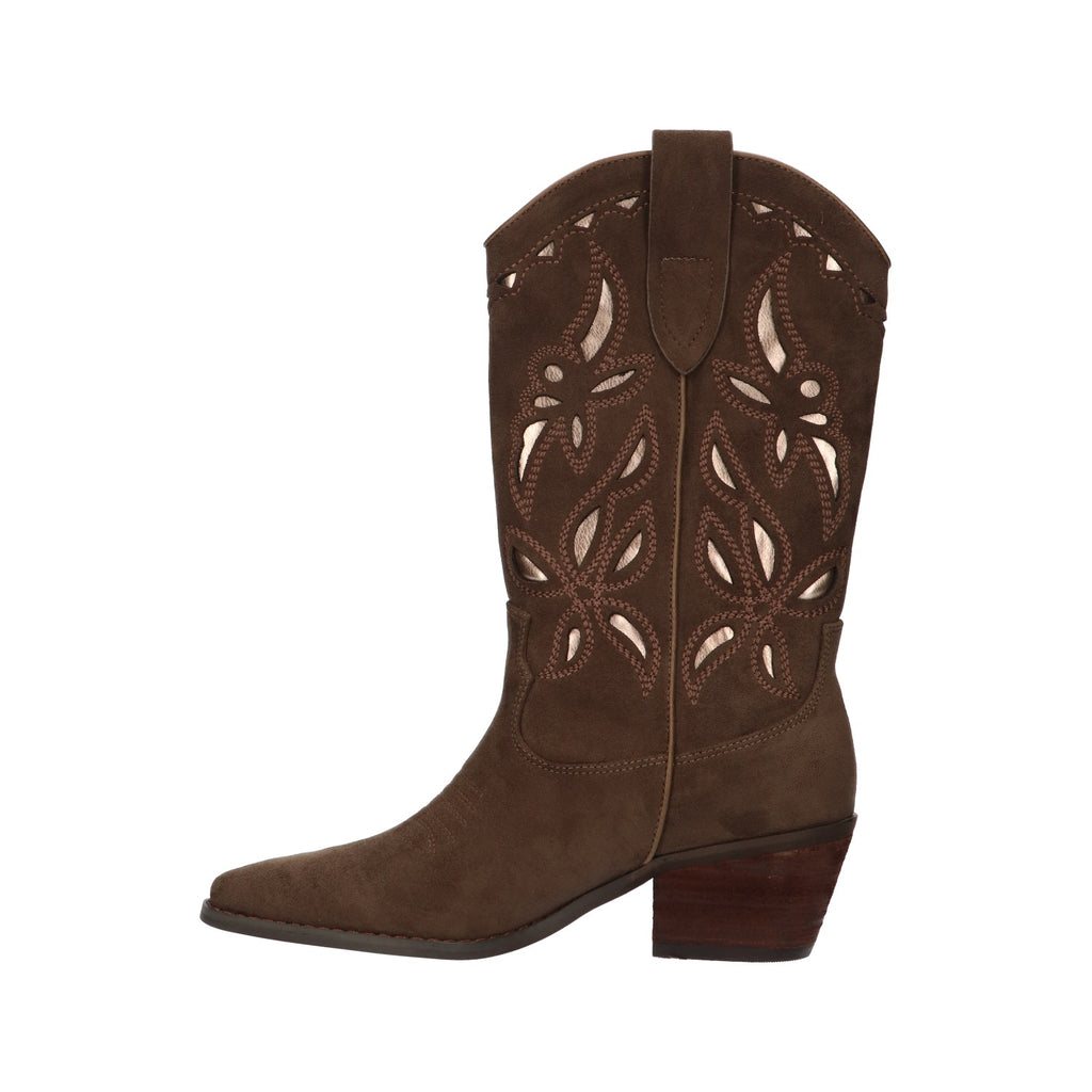 Western boot kaki