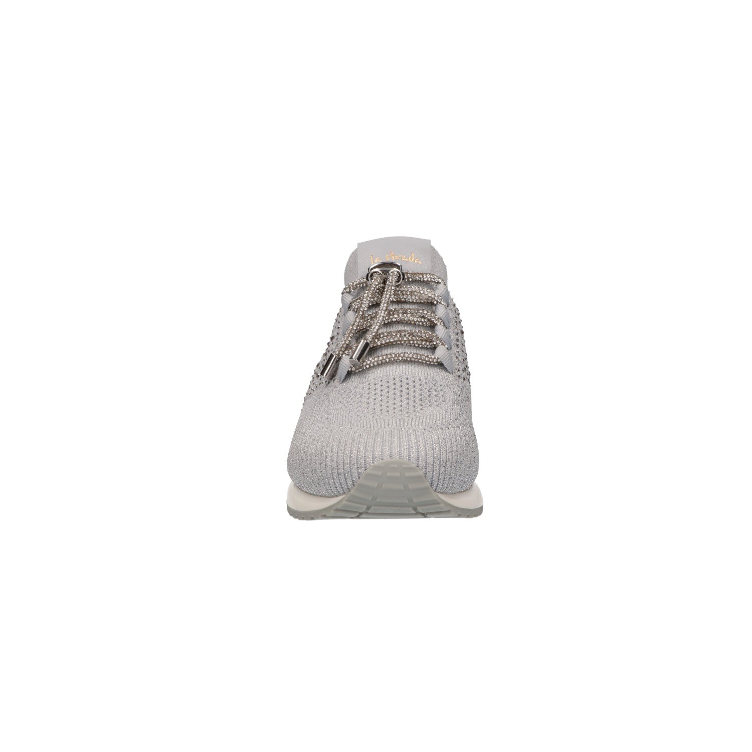 Sneaker grijs knitted