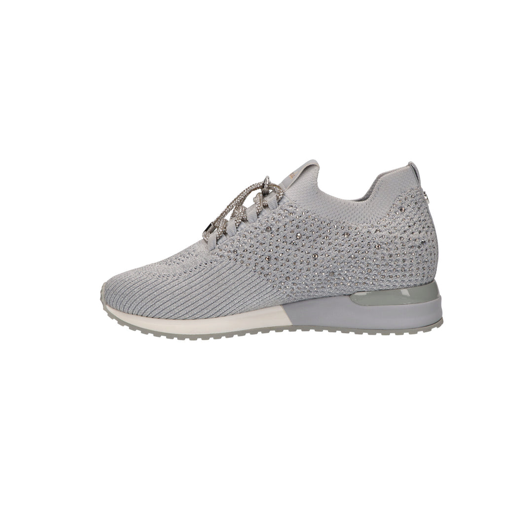 Sneaker grijs knitted