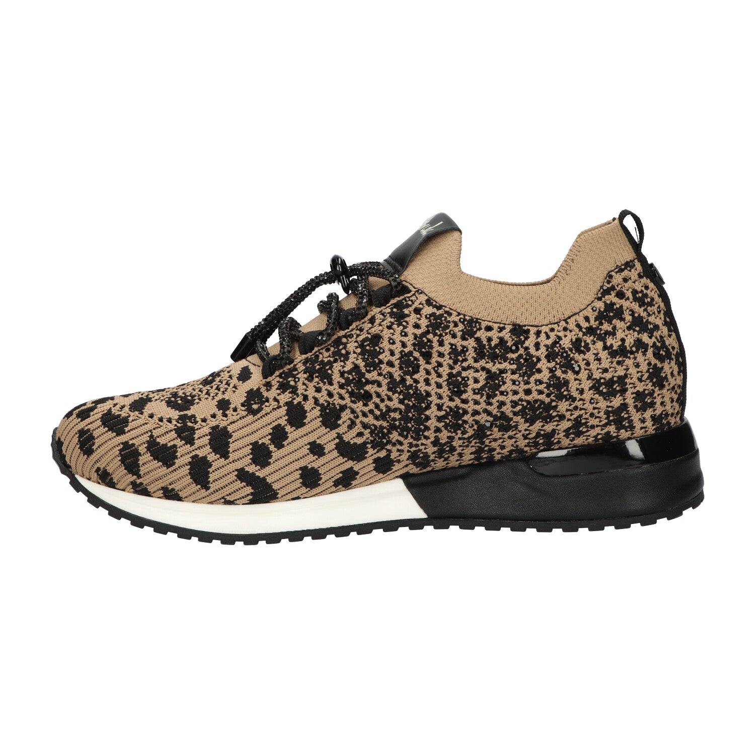 Sneaker leopard knitted