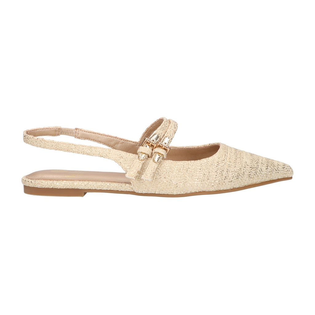 Slingback goud
