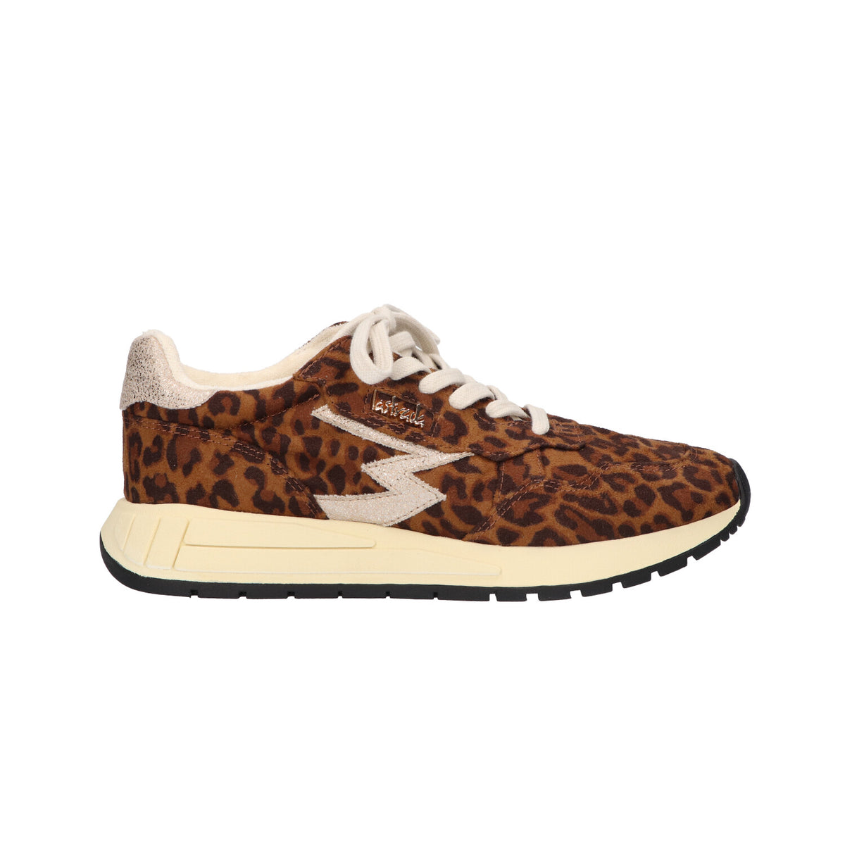 Sneaker leopard textiel