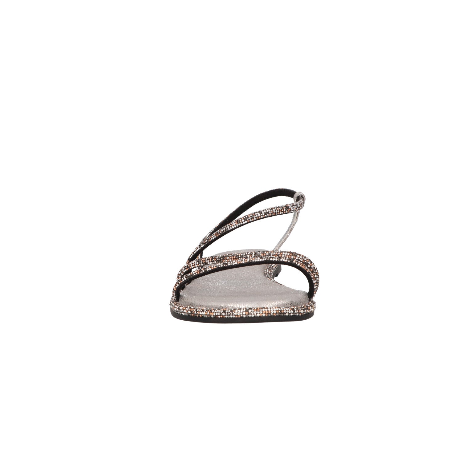 Sandaal bruin glitter synthetisch