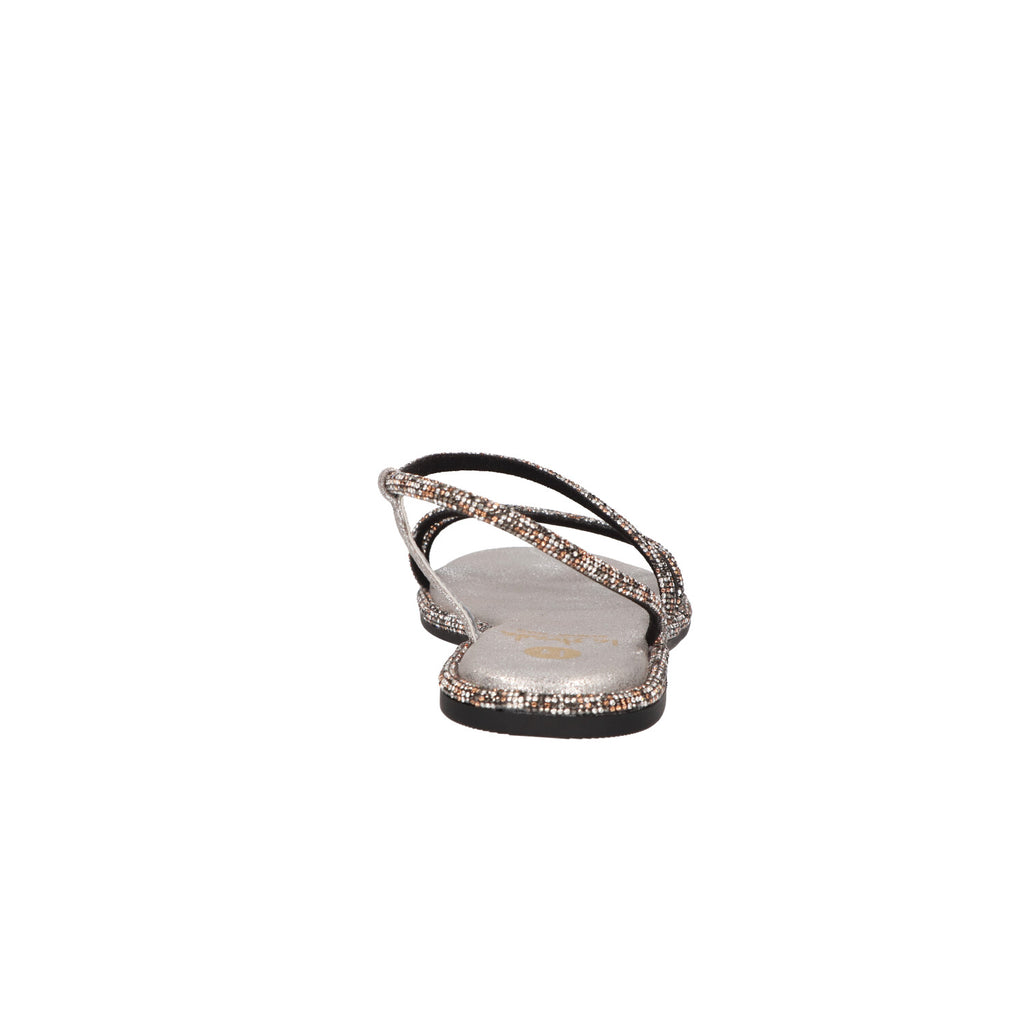 Sandaal bruin glitter synthetisch