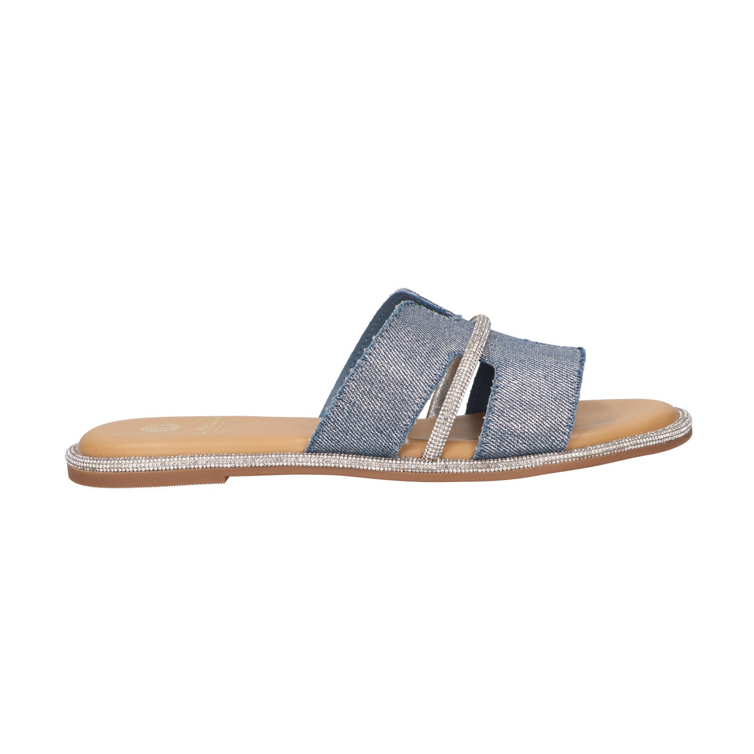 Slipper blauw jeans