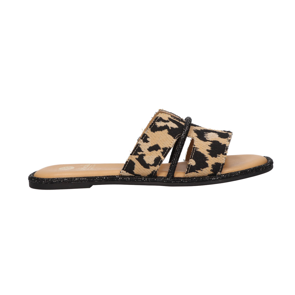 Slipper leopard synthetisch