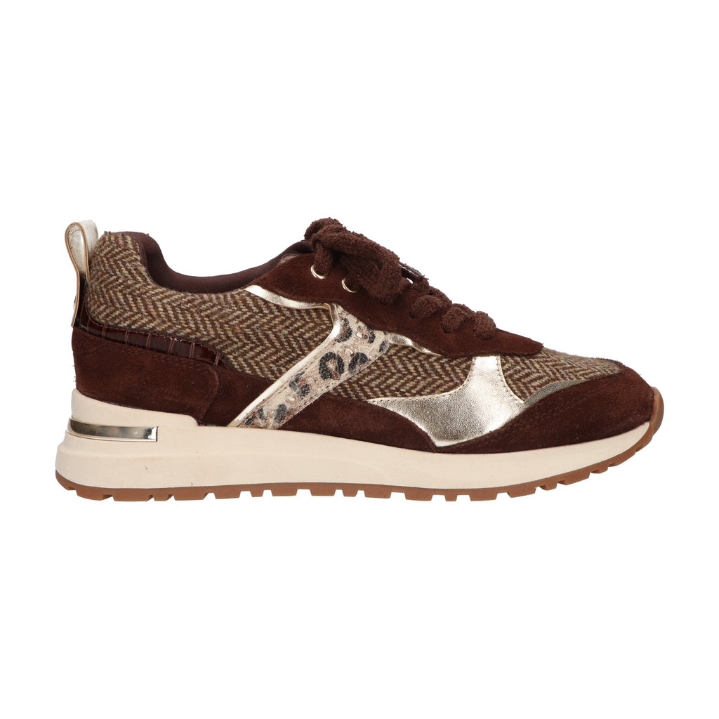 Sneaker bruin suede