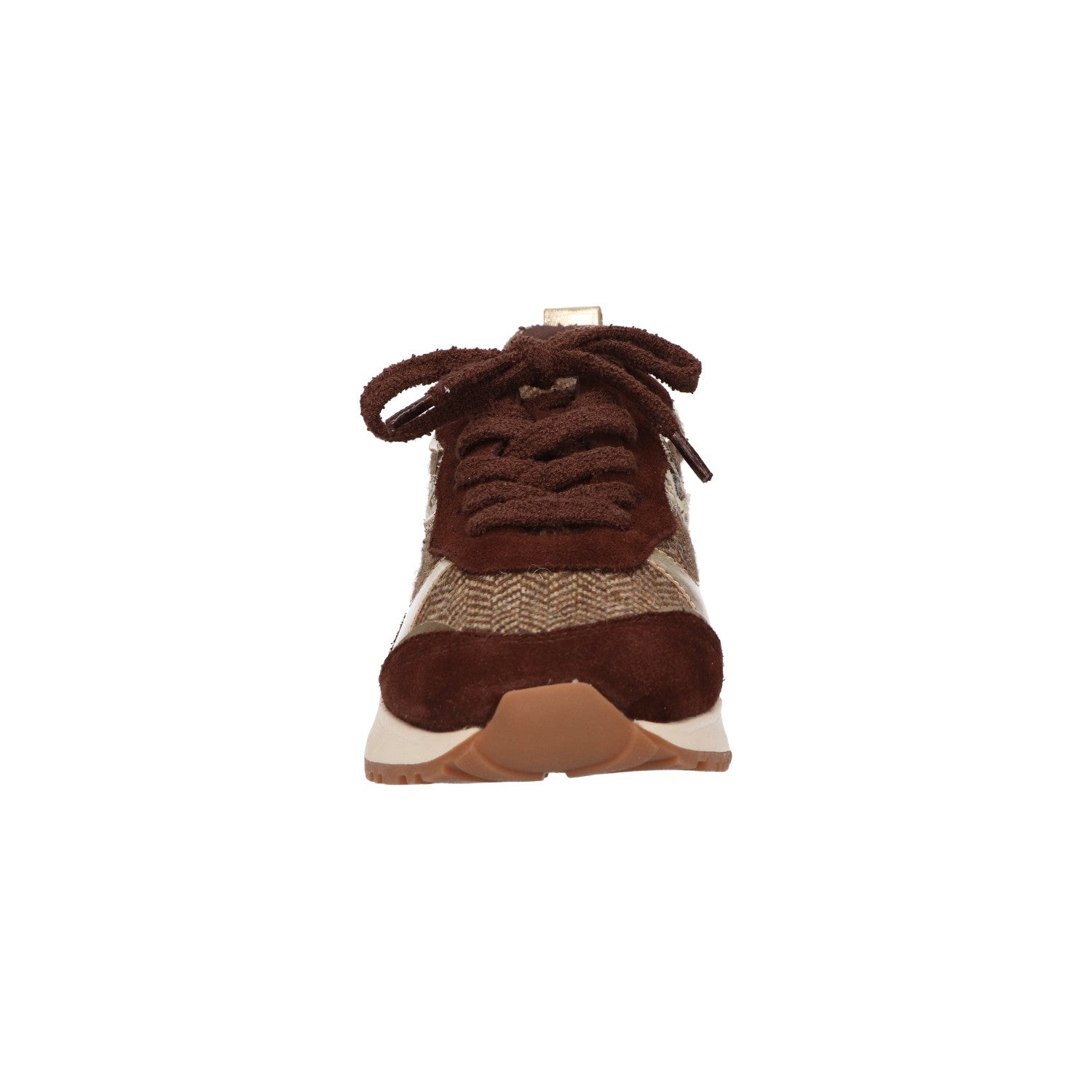 Sneaker bruin suede