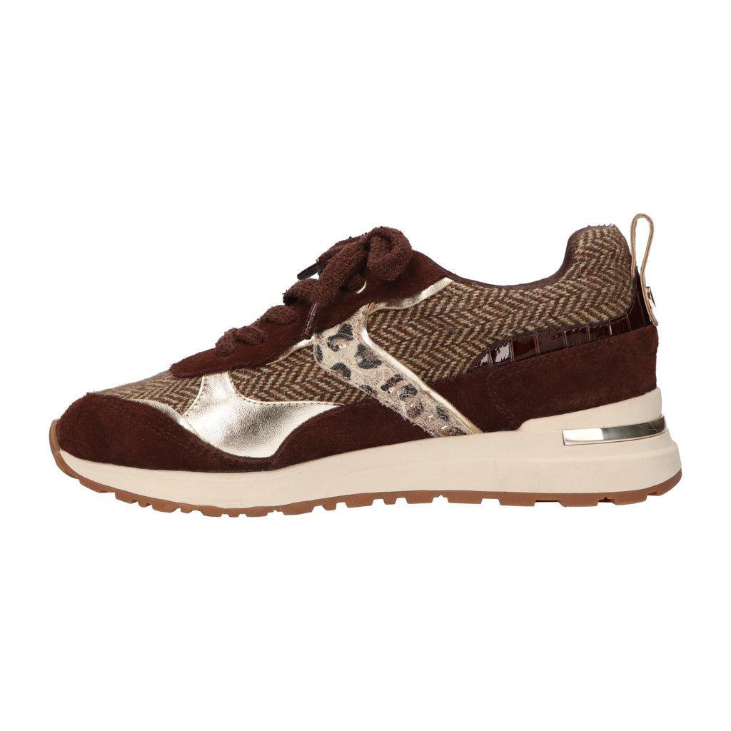 Sneaker bruin suede