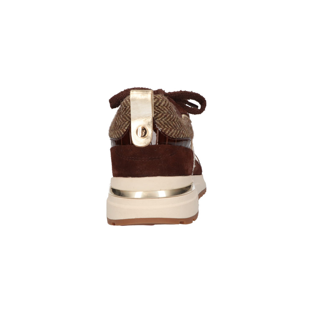Sneaker bruin suede