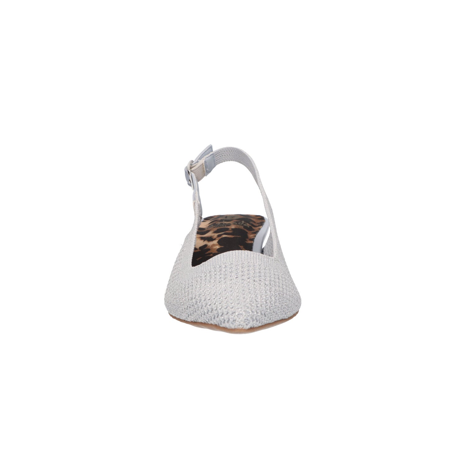 Slingback grijs knitted