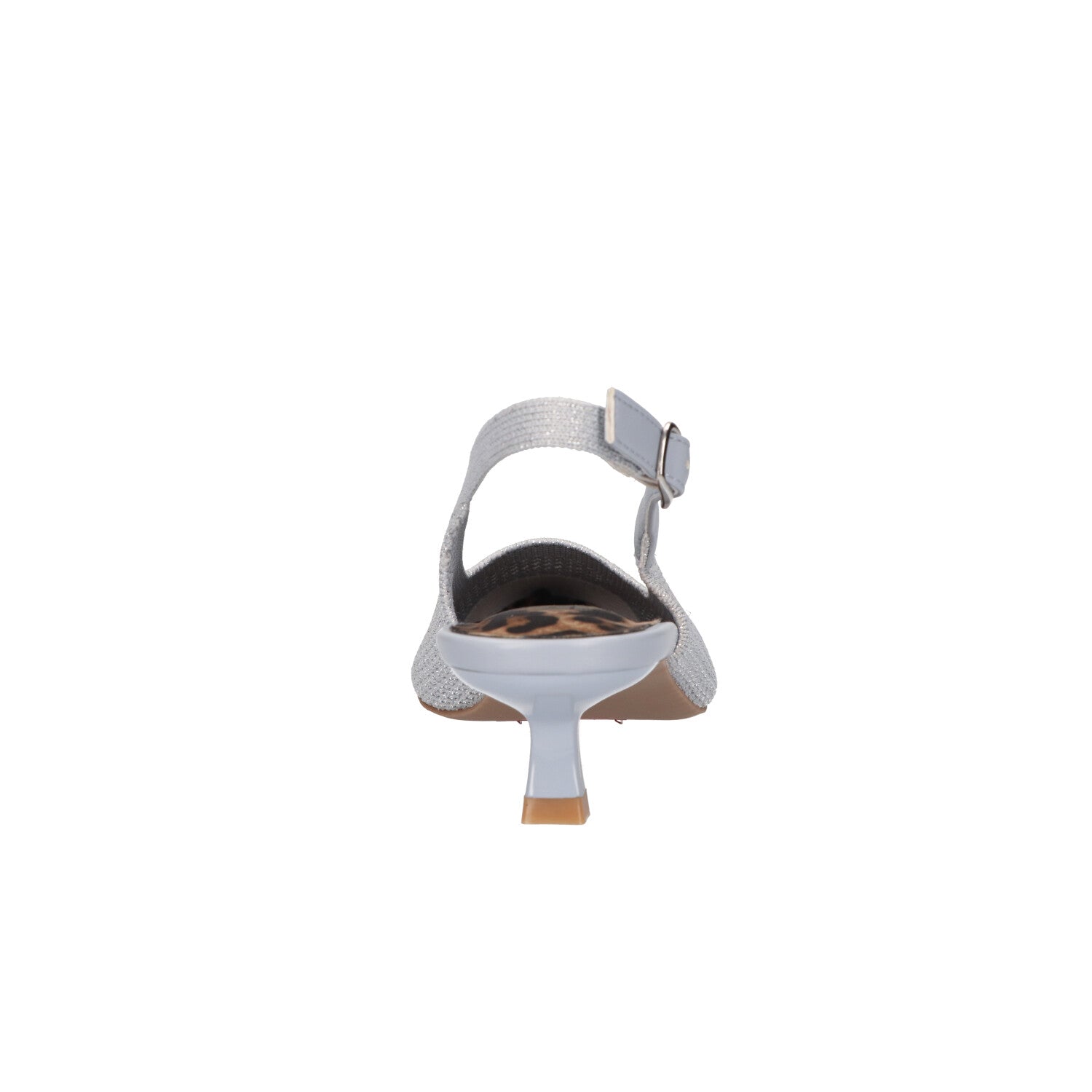 Slingback grijs knitted