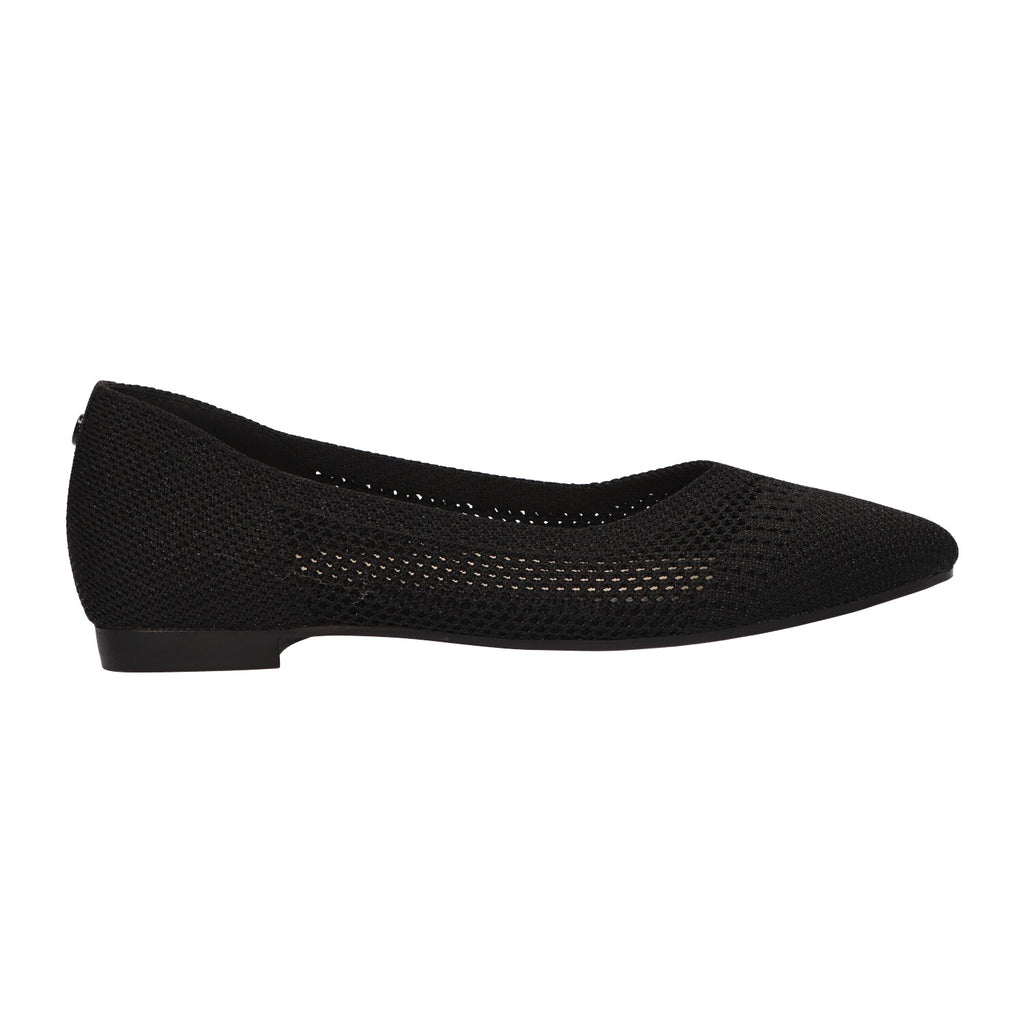 Loafer zwart knitted