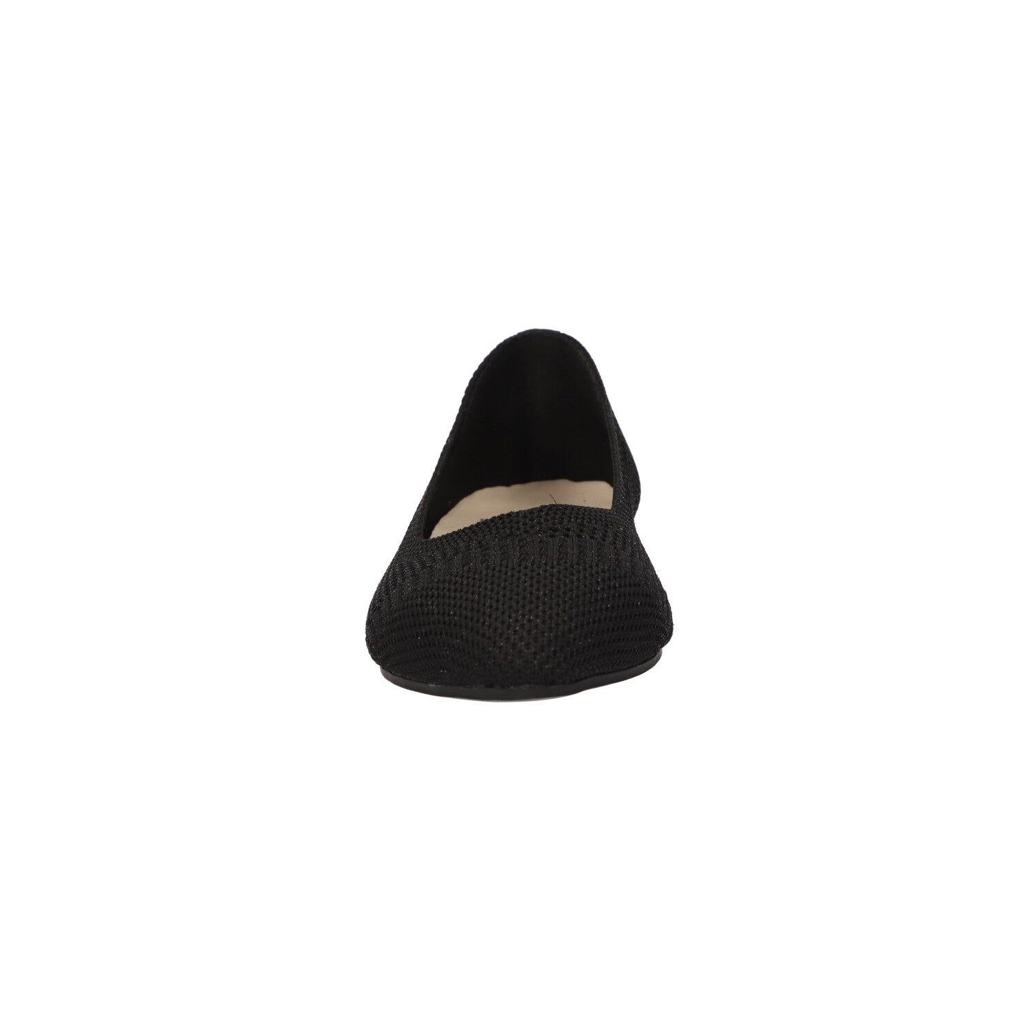 Loafer zwart knitted