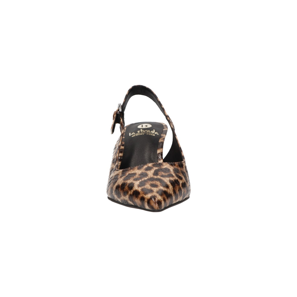 Slingback leopard synthetisch