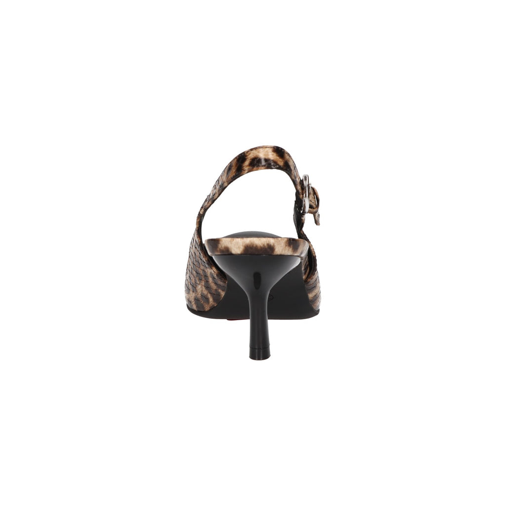 Slingback leopard synthetisch