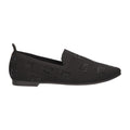 Loafer zwart knitted