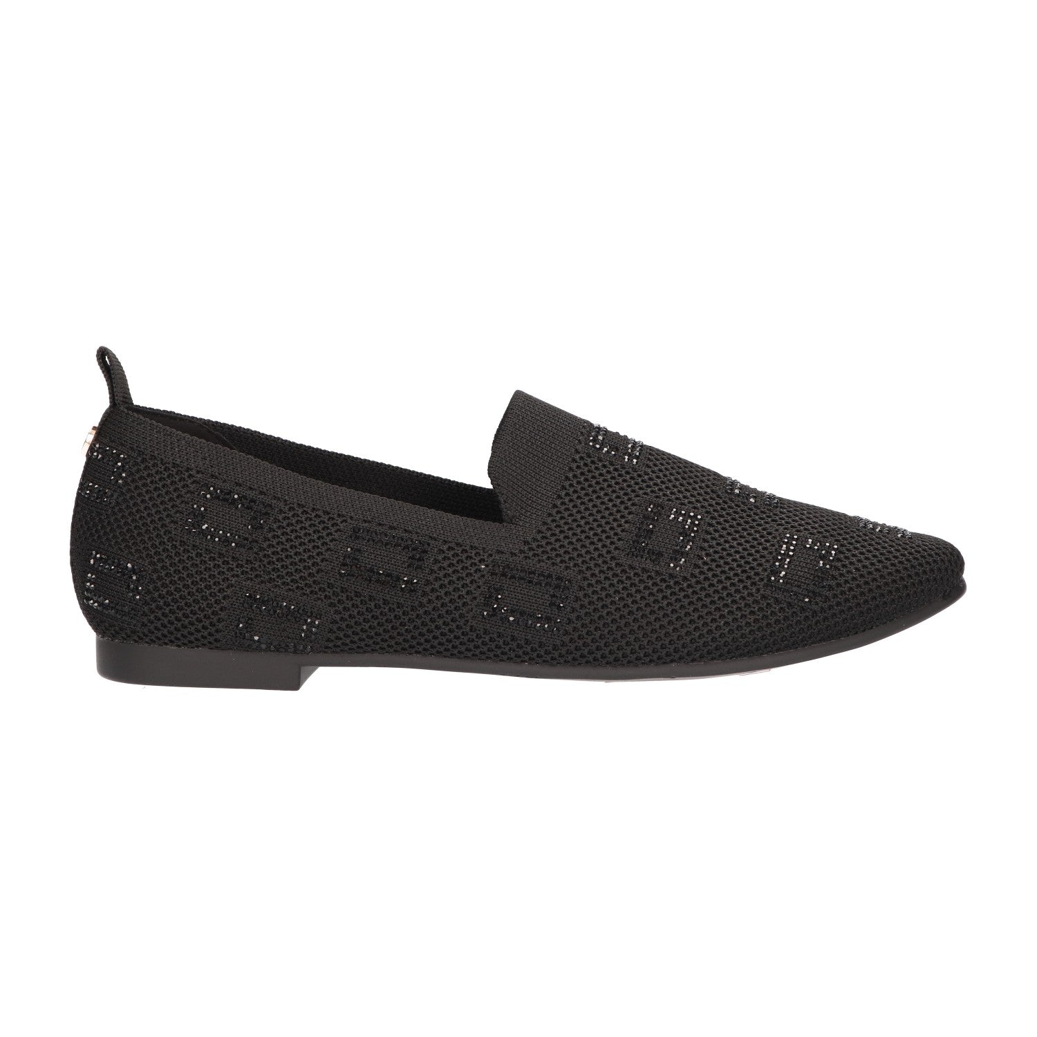 Loafer zwart knitted