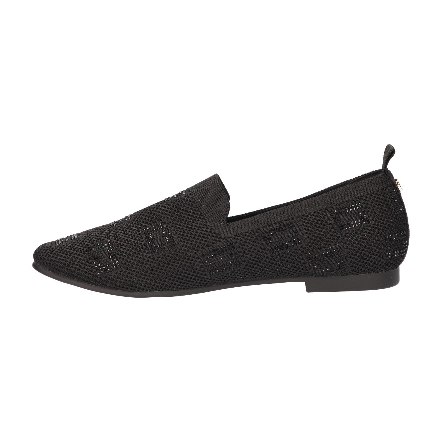 Loafer zwart knitted