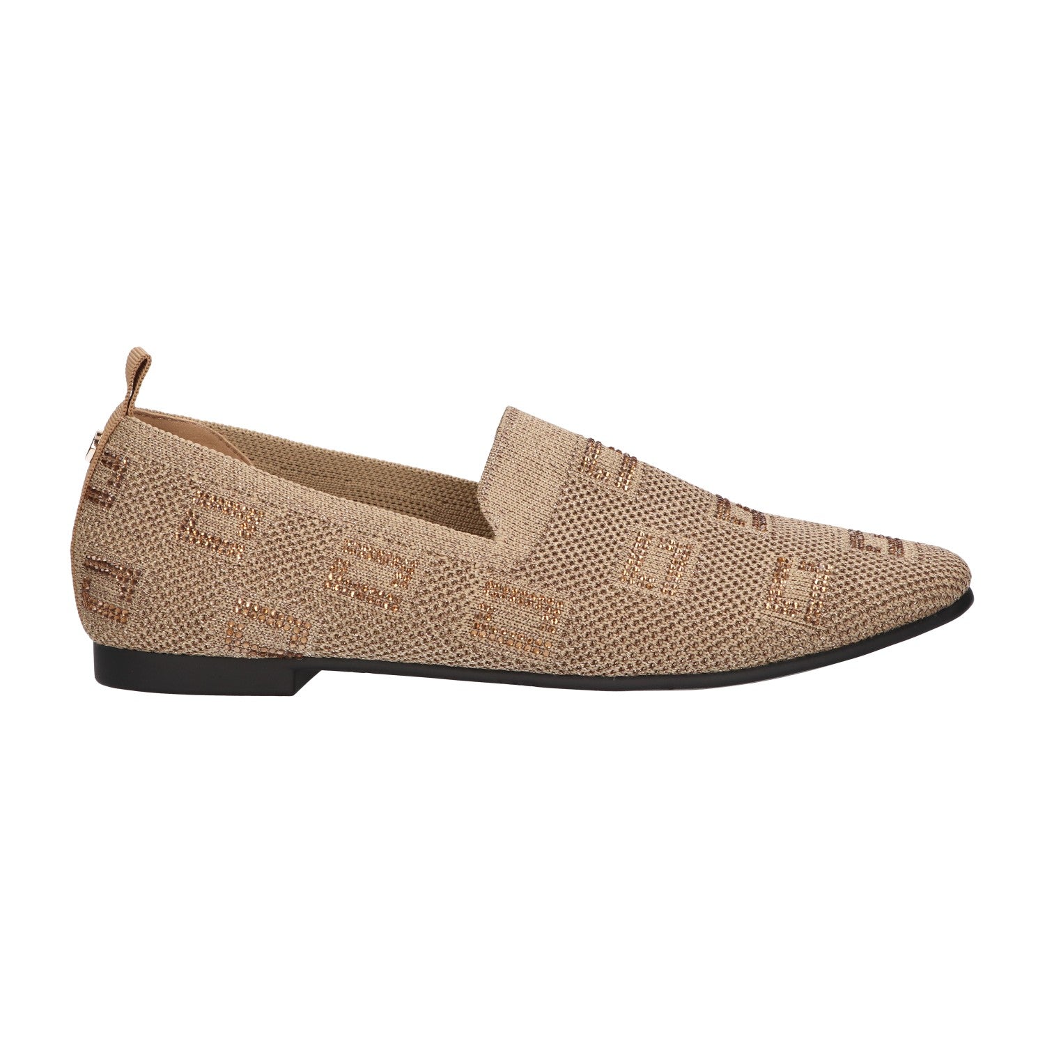 Loafer goud knitted