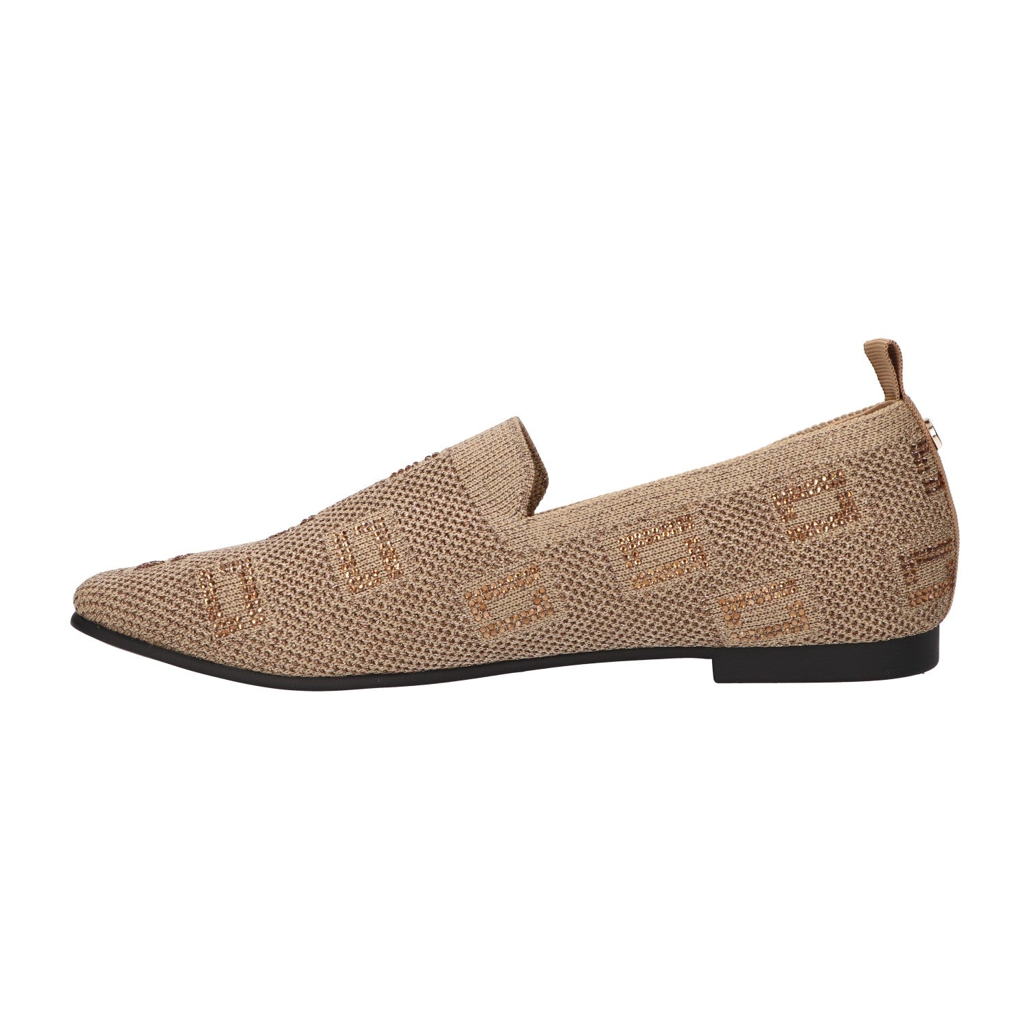 Loafer goud knitted