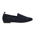Loafer blauw knitted