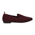 Loafer bordeaux knitted