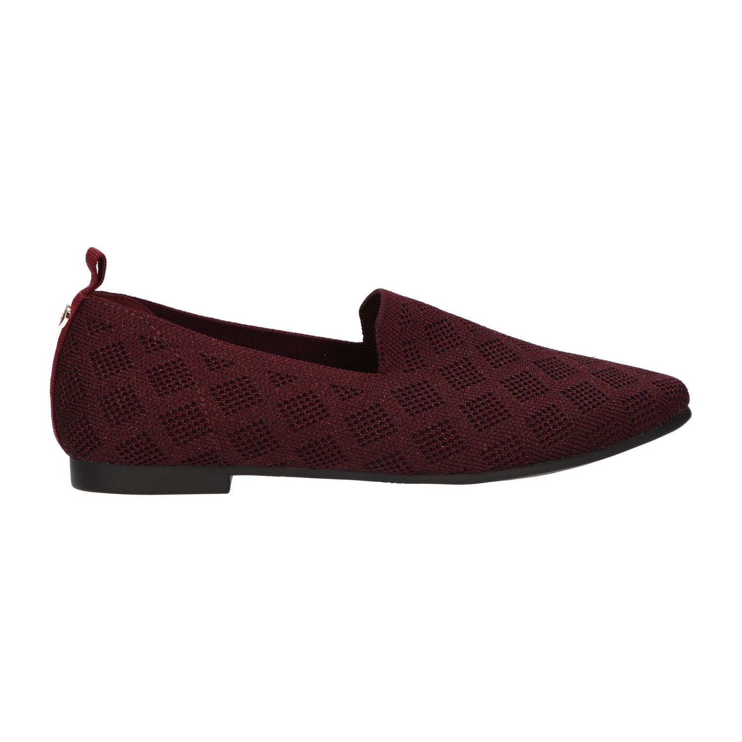Loafer bordeaux knitted