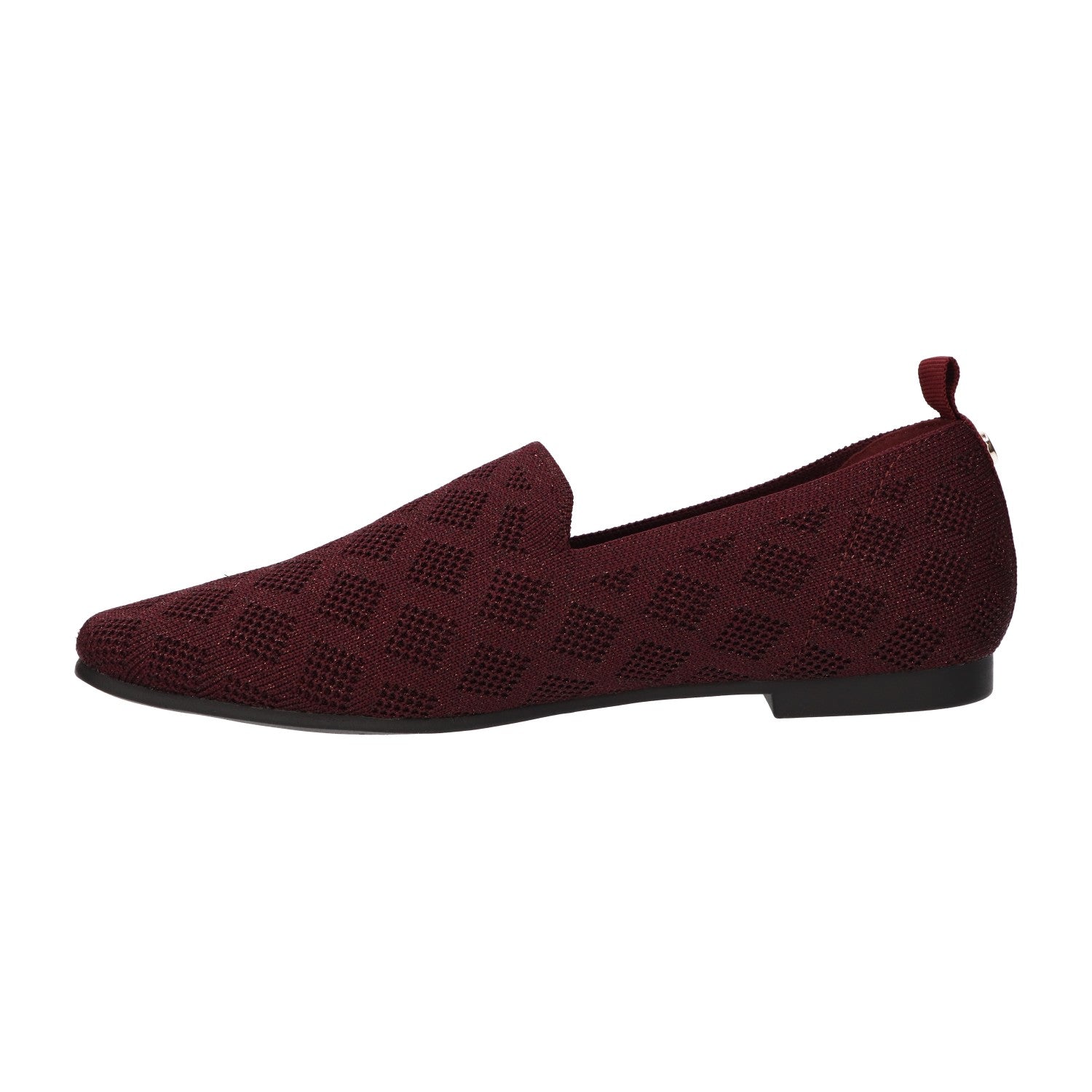 Loafer bordeaux knitted