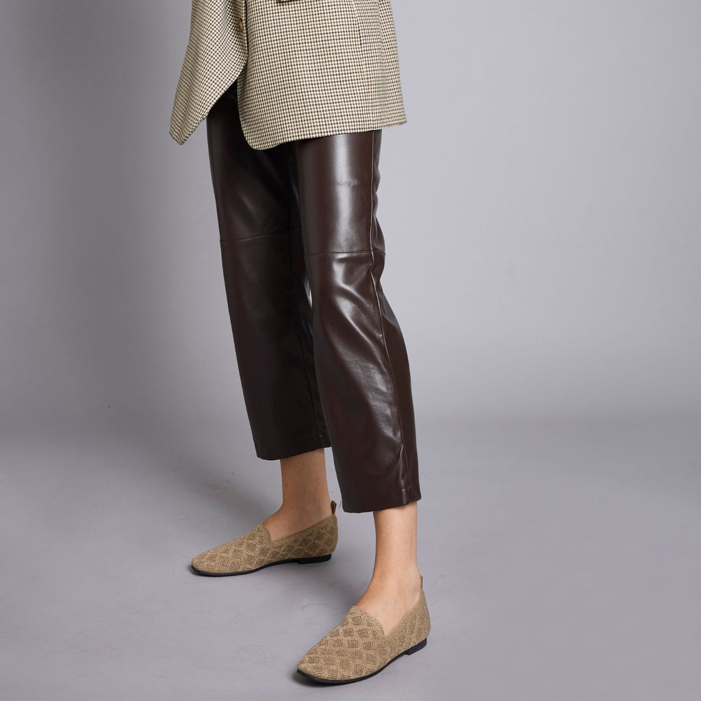 Loafer goud knitted