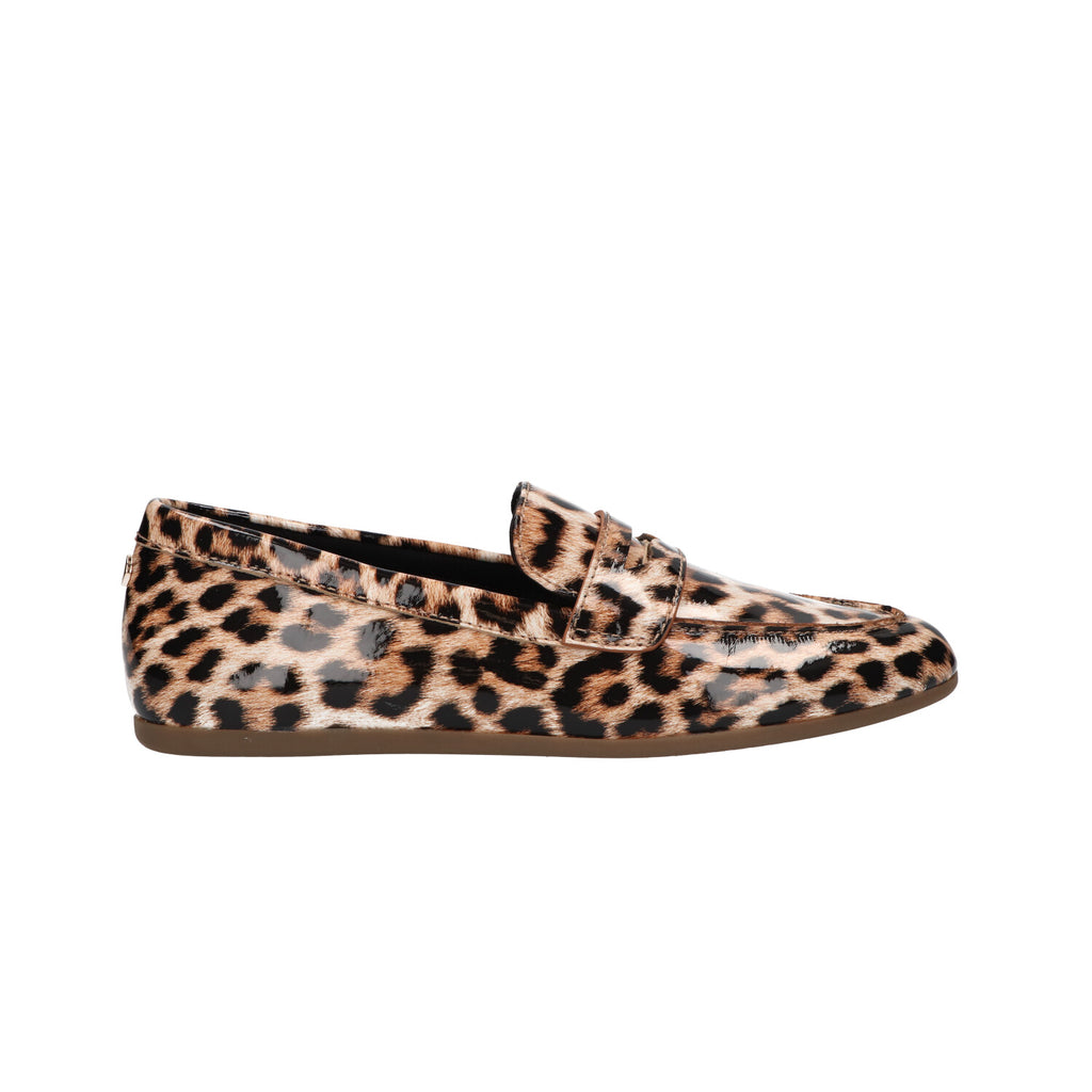 Mocassin luipaard synthetisch