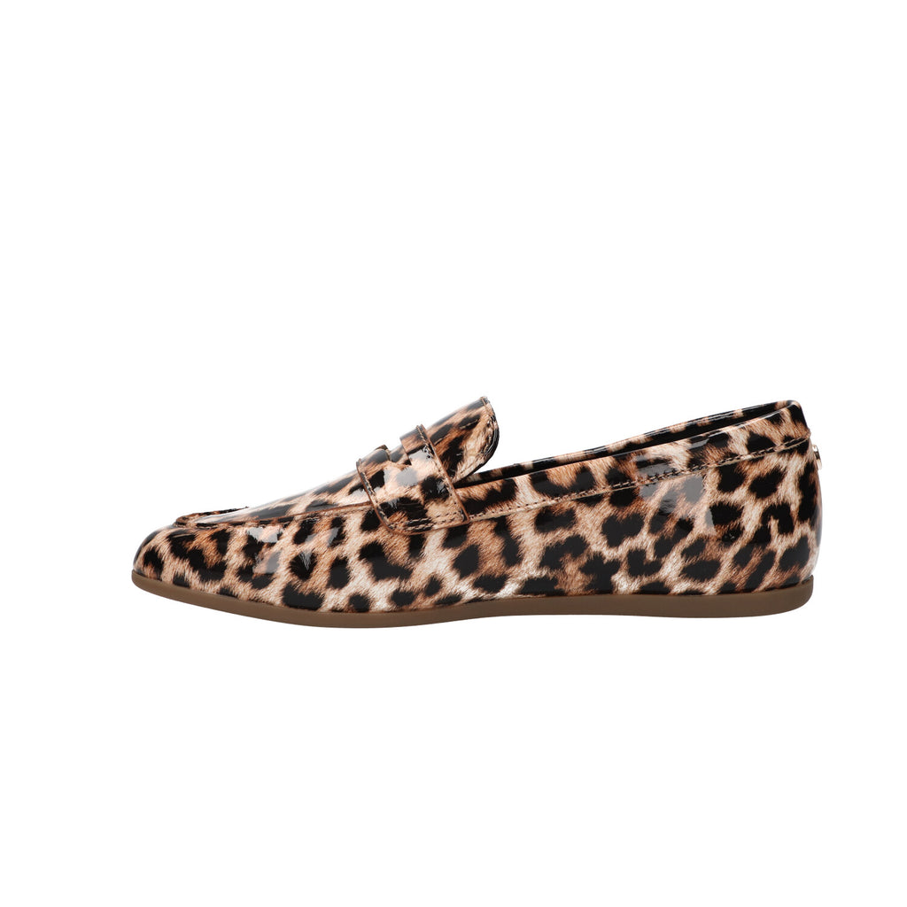 Mocassin luipaard synthetisch
