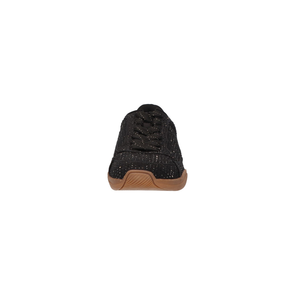 Sneaker zwart textiel