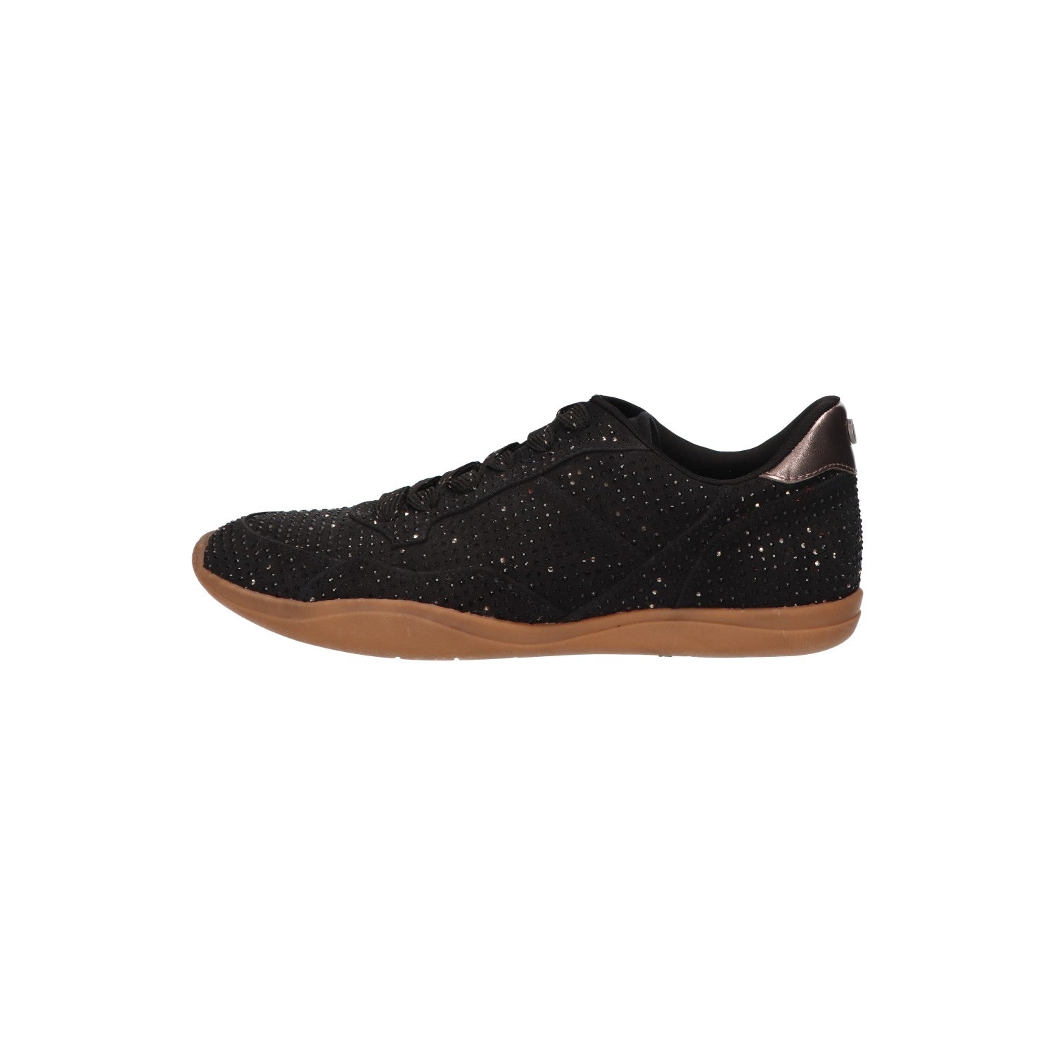 Sneaker zwart textiel