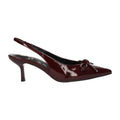 Slingback bordeaux synthetisch