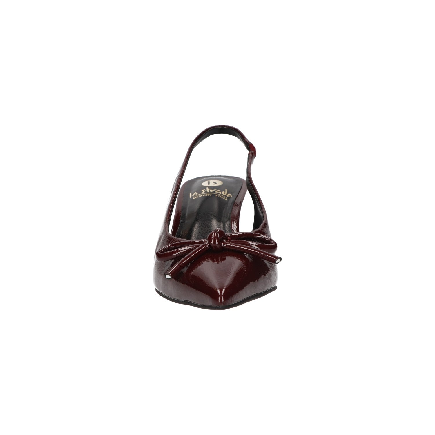 Slingback bordeaux synthetisch