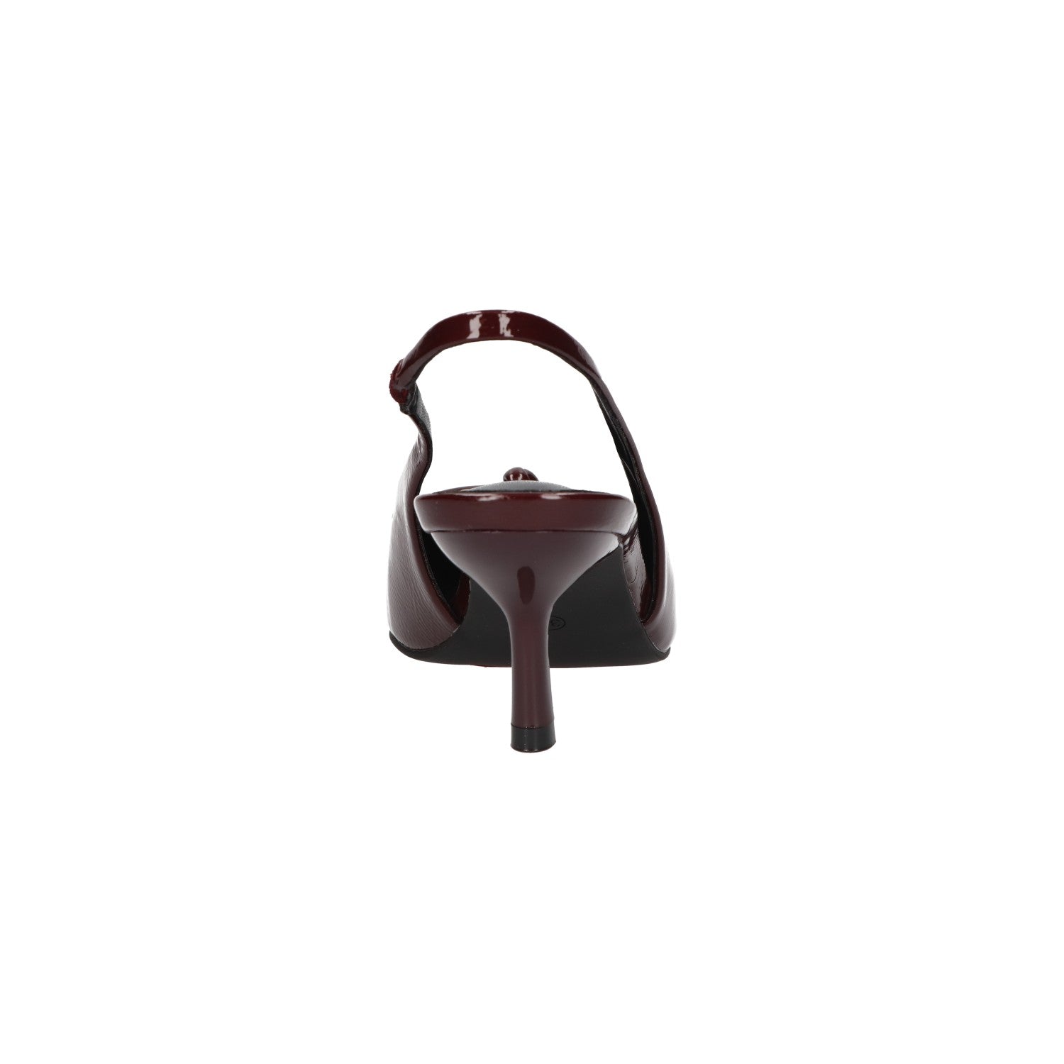 Slingback bordeaux synthetisch