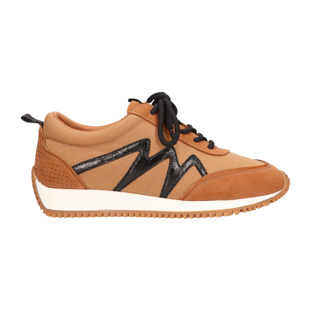 Sneaker tan textiel