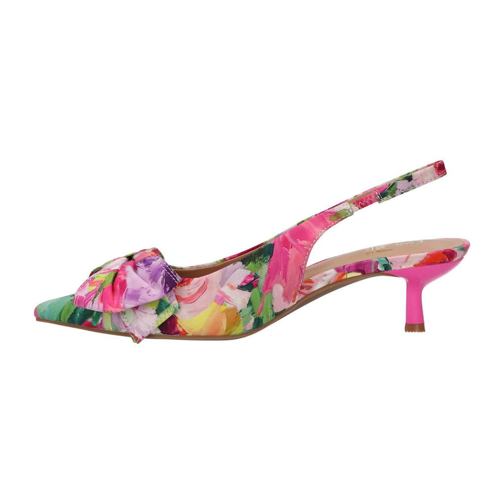 Slingback flower met strik