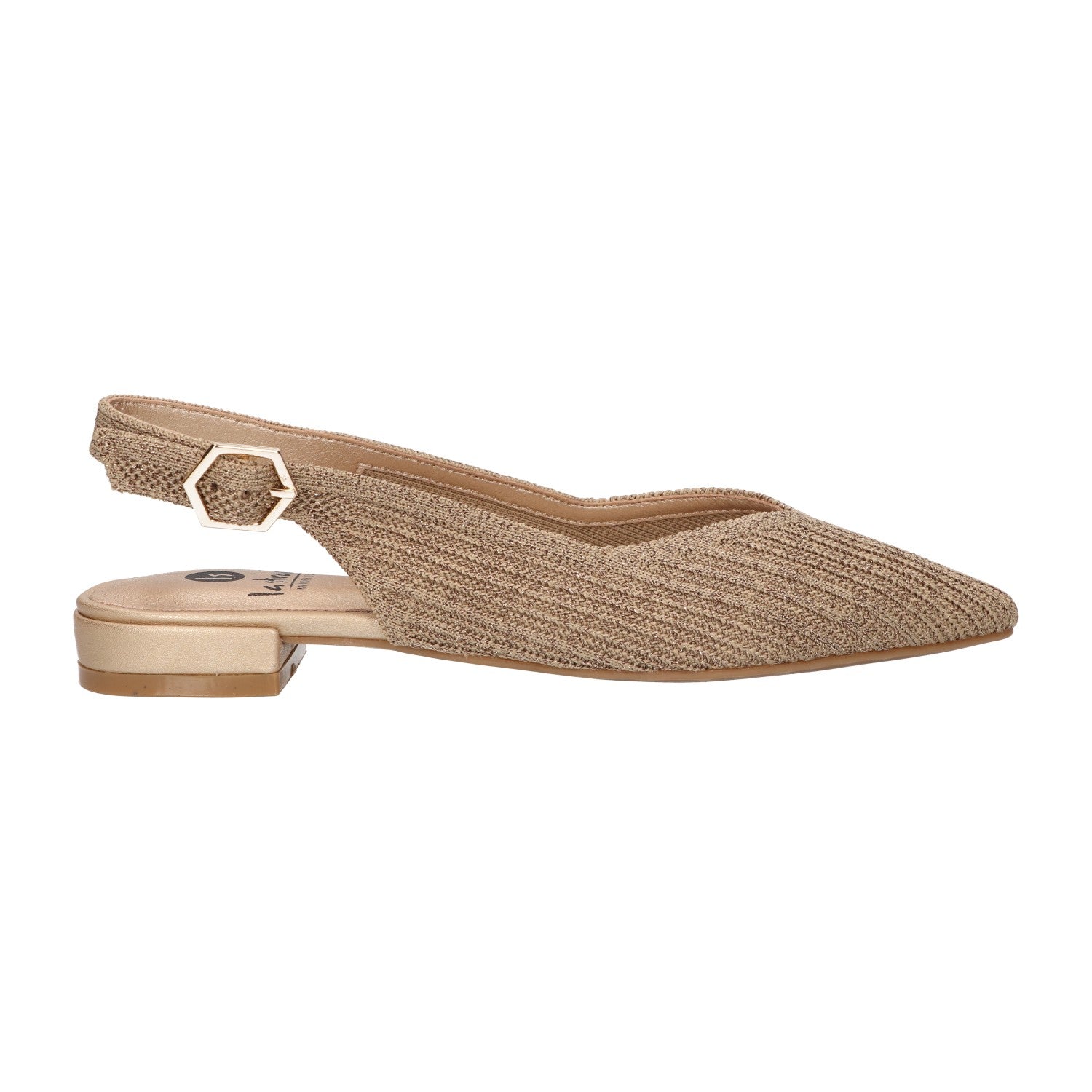Slingback goud