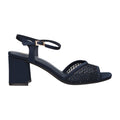 Sandal with heel blauw