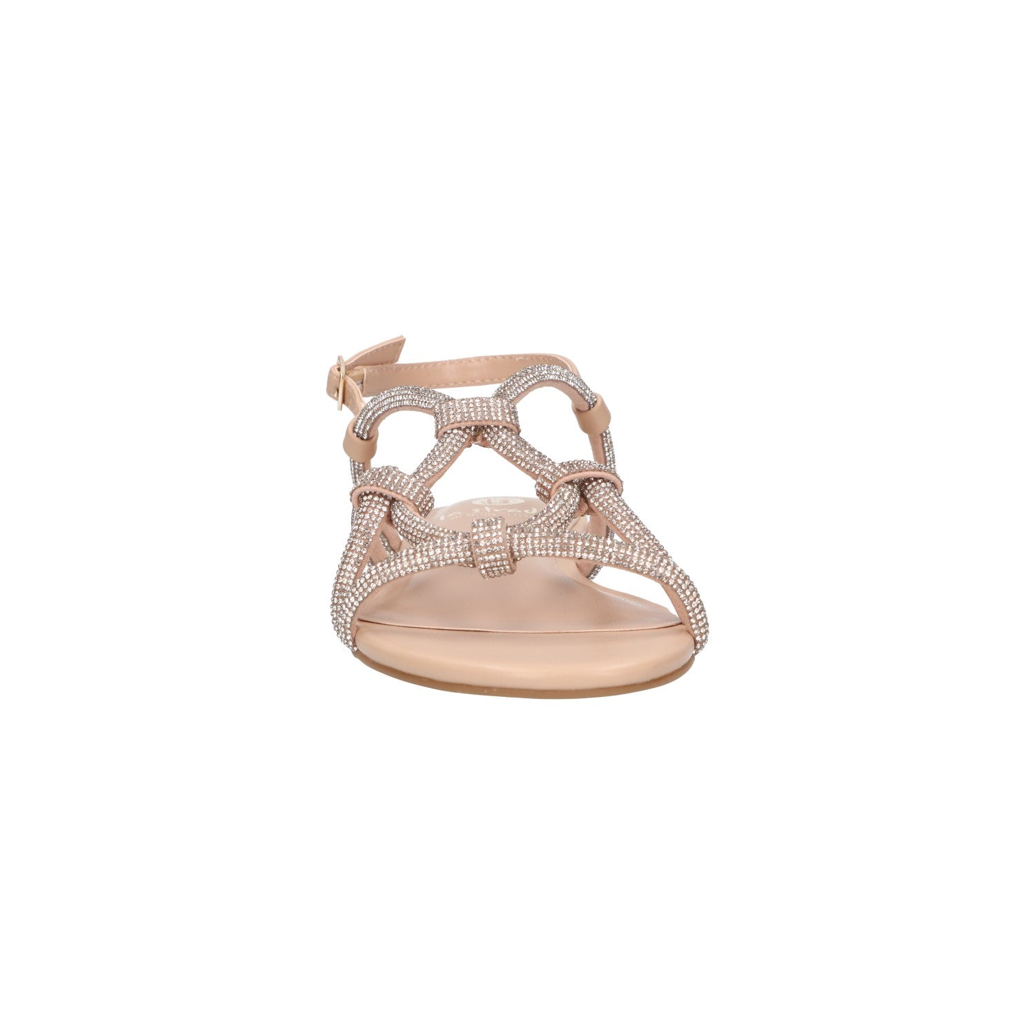 Sandaal beige glitter synthetisch